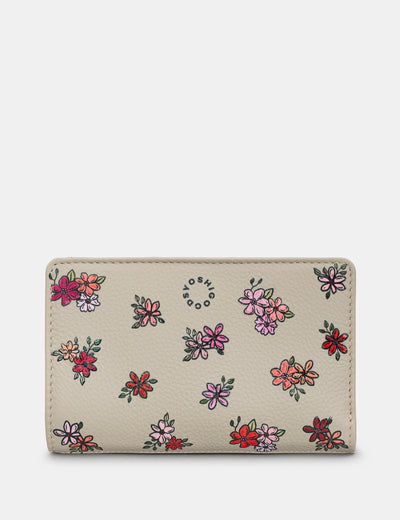 Ditsy Floral Leather Oxford Purse - Yoshi