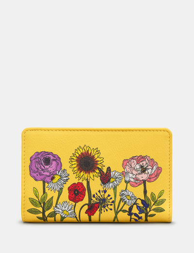 Wildflowers Leather Oxford Purse - Yoshi