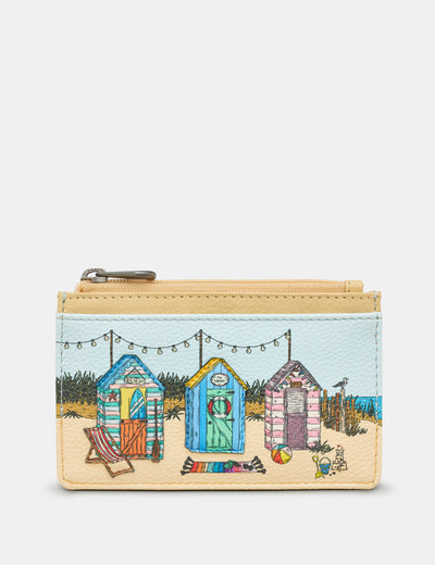 Seaside Memories Leather Morton Card Holder Purse - Yoshi