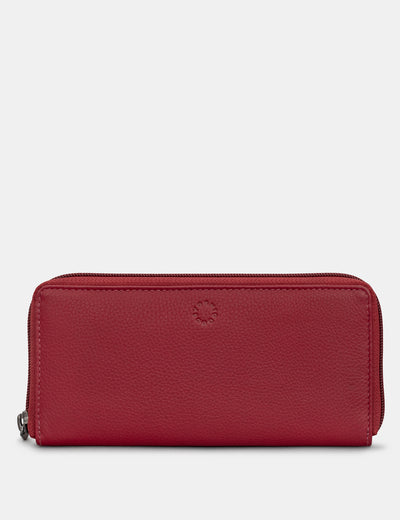 Cherry Red Leather Baxter Purse - Yoshi