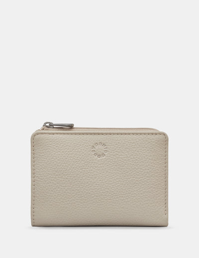 Warm Grey Leather Jackson Purse - Yoshi