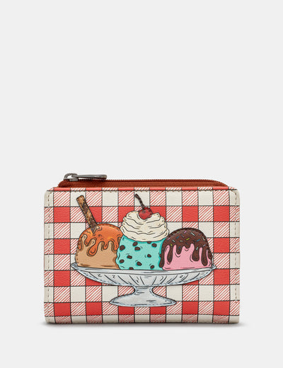 Three Scoops Leather Flap Over Purse - Yoshi