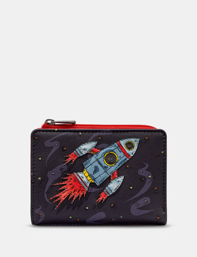 Blast Off Leather Flap Over Purse - Yoshi