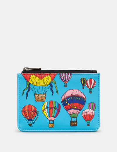 Balloon Festival Leather Franklin Purse - Yoshi