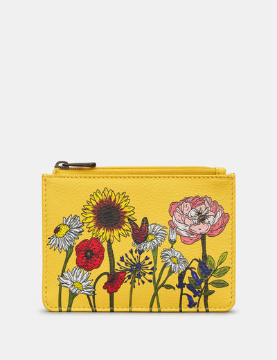 Wildflowers Leather Franklin Purse - Yoshi