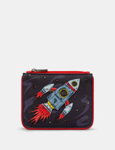 Blast Off Zip Top Leather Purse - Yoshi