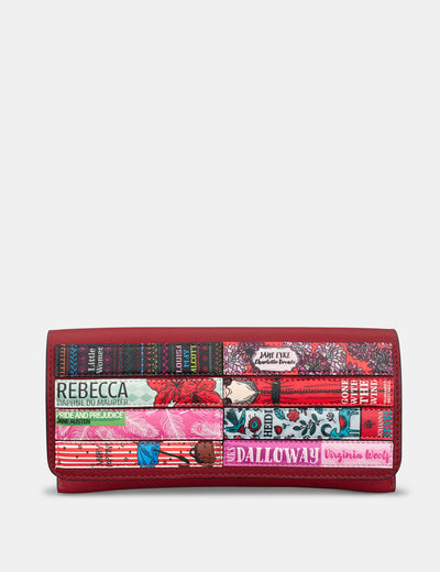 Bookworm Cherry Red Leather Glasses Case - Yoshi