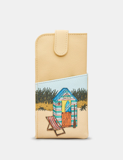 Seaside Memories Leather Glasses Case - Yoshi