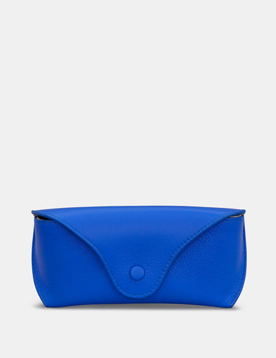 Blue Leather Atlantic Glasses Case - Yoshi