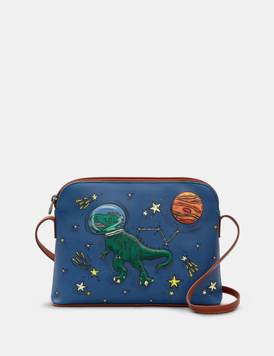 Lost In Space Leather Cross Body Bag - Yoshi