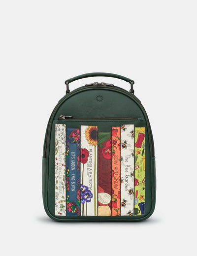 Green Fingers Bookworm Leather Backpack - Yoshi