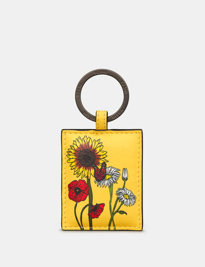 Wildflowers Leather Keyring - Yoshi