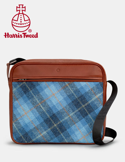 Harris Tweed & Leather Ridgewood Messenger Bag - Yoshi