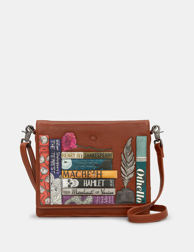 John Lewis Canvas & Leather Flap Over Cross Body Bag at John Lewis &  Partners