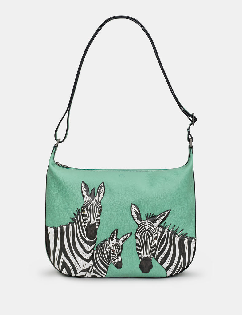 Dazzle of Zebras Leather Bags, Handbags, Purses & Keyrings by